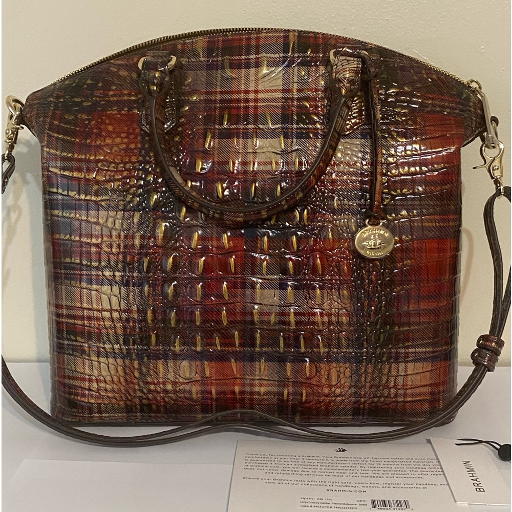 SOLD Brahmin Large Duxbury Flannel Melbourne